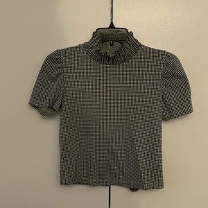 Zara, SZ S, Black & White Top
